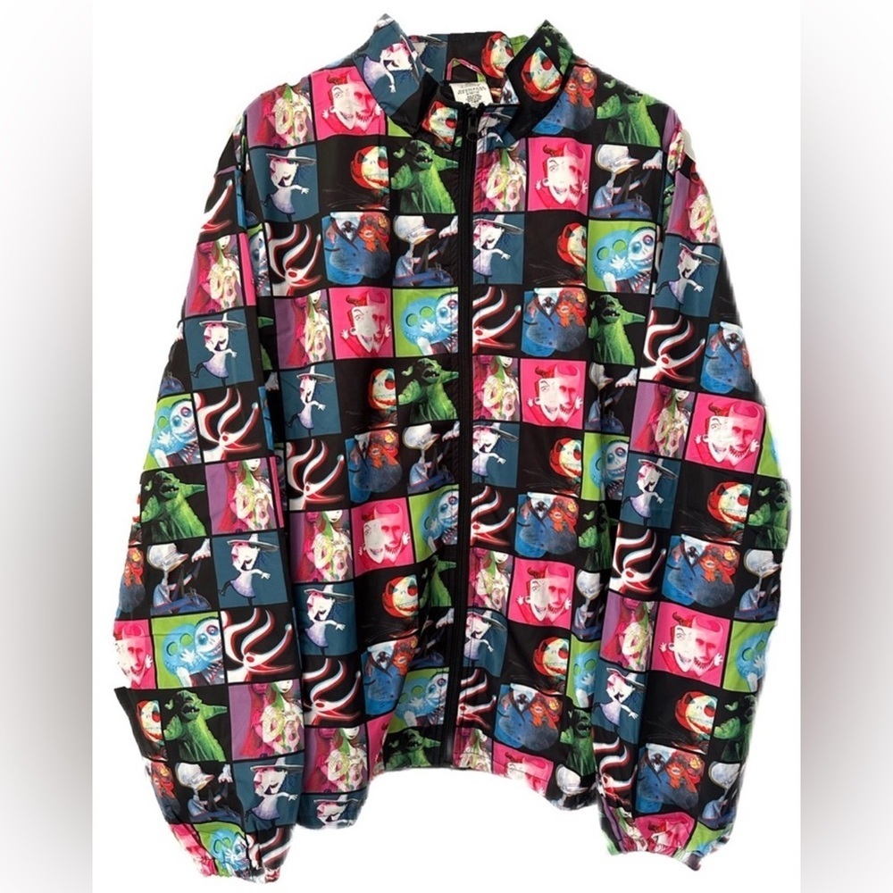 NWOT - Disney The Nightmare Before Christmas Holographic Windbreaker - Size S